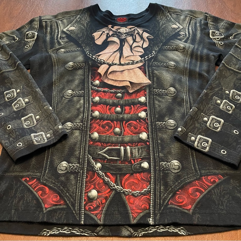 Spiral Direct Gothic Wrap Allover Jacket Vest Sku… - image 3